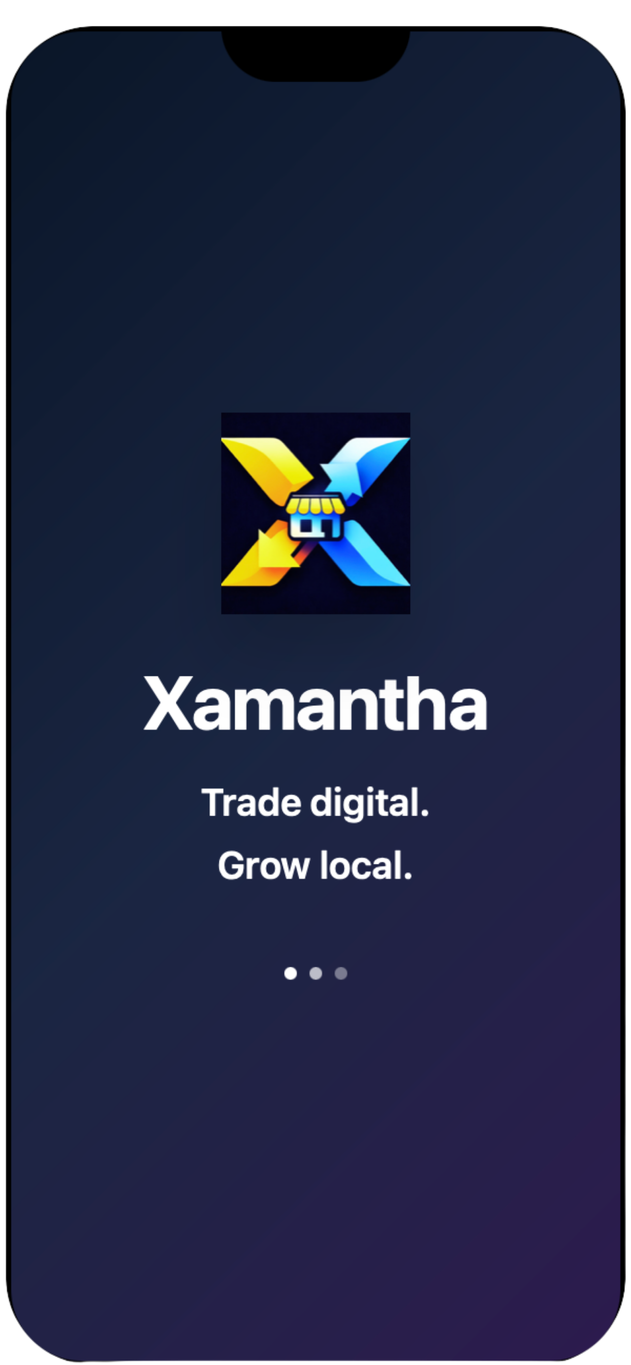 Xamantha – Willkommen: Trade digital. Grow local.